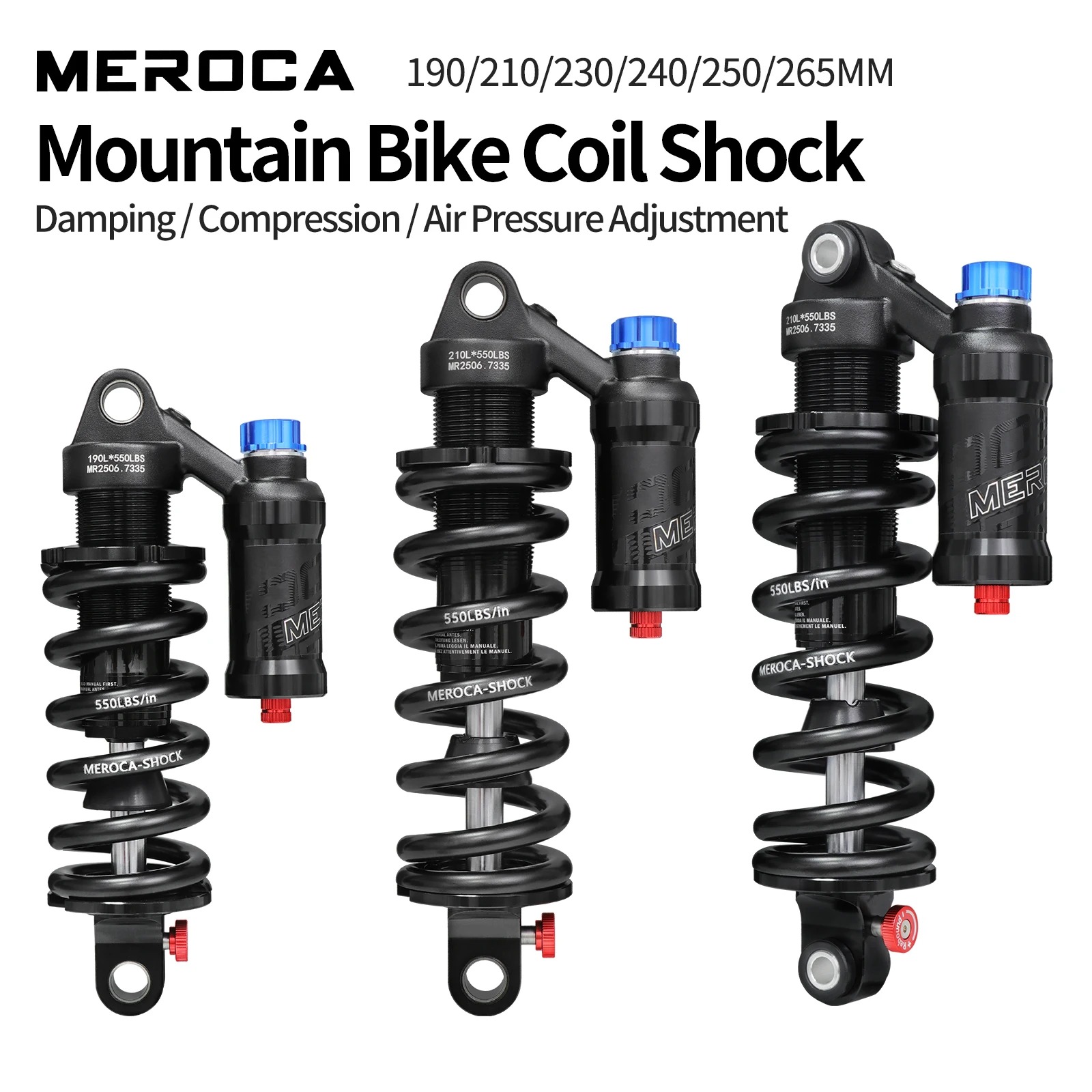Amortyzator tylny MEROCA RCT2  – Mountain Biking Downhill recenzja i cena