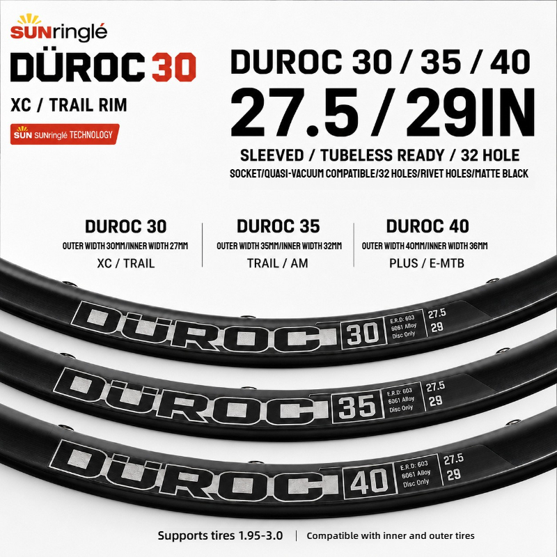 Obręcze Sunringle DUROC 30 35  – Mountain Biking Xc recenzja i cena