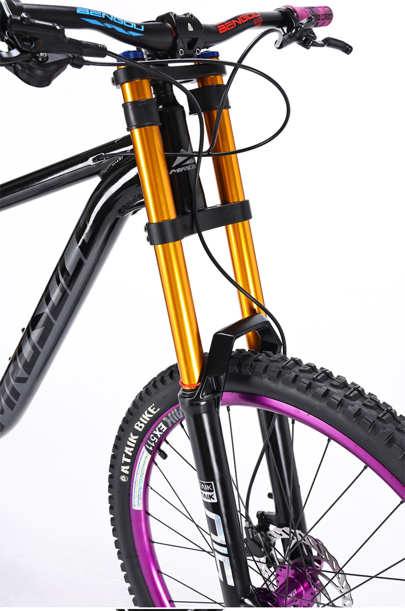Rower górski downhill 27,5 cal – Mountain Biking Downhill recenzja i cena
